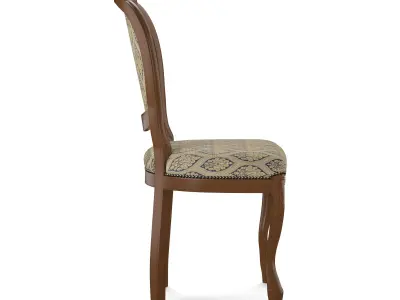 Antique Dining Chair 3D model