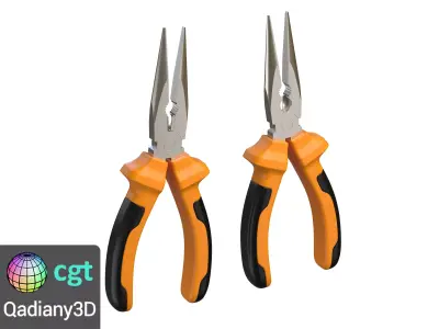 Long Nose Pliers 3D model