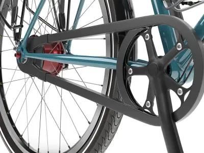 Bicycle Touring Bike 3D model