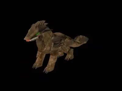 Earth Dragon Free low-poly 3D model