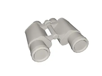 binocular Low-poly 3D model