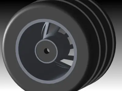 toy wheel Free 3D model