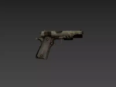 Pistol Game Ready 3D model