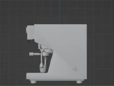 Industrial coffee making machine 3D model