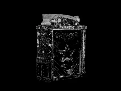 cigarette lighter  Low-poly PBR high detailed texture  3D model  Free low-poly 3D model