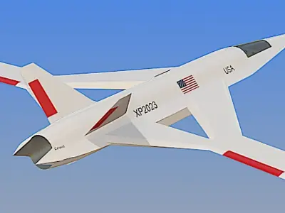 Lockheed Martin X-59 Quesst 3D model