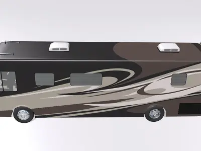 Basic Class A Motorhome 3D model