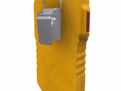 Portable Multi Gas Detector Low Poly Low-poly 3D model