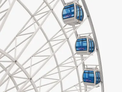 Ferris Wheel 3D model 16