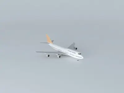 Airplane in Guarulhos Airport 3D model 12