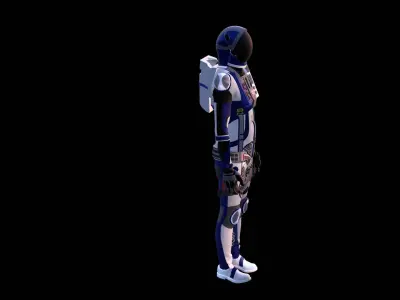 Astronaut Spacesuit United Kingdom 3D model