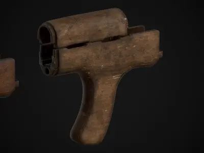 AKM-AK74 Attachments Vol 01 Low-poly 3D model