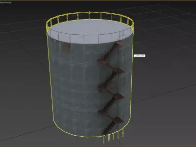 Oil Tanker Free 3D model