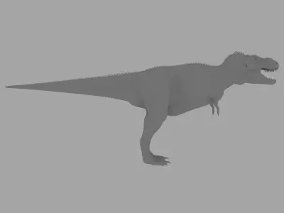 Tyrannosaur RIGGED Low-poly 3D model