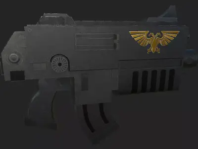 Bolt Gun 3D model