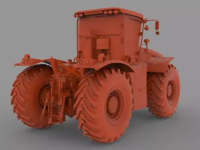 CLAAS XERION 4000 3D print model