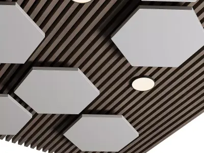 Ceiling 18 Low-poly 3D model