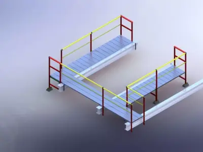 roof gangway 3D model