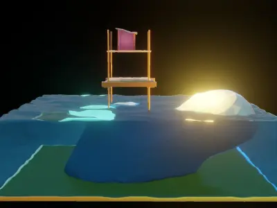 Sea Shack 3D model
