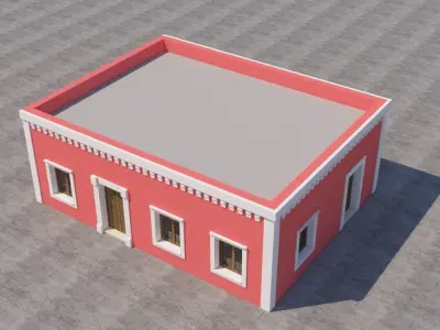 Mexican House 3D model buy