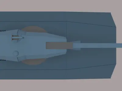  MBT mk1 Minotaur Low-poly 3D model