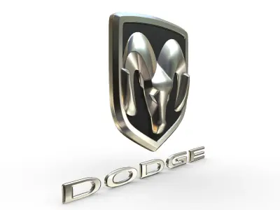 dodge logo 3D model