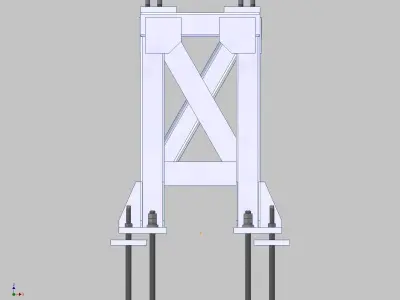 26382-ROBOT BASE BXP135-1000 3D model