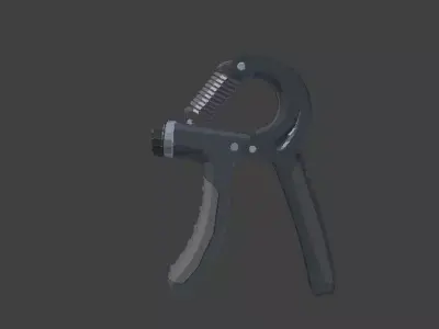 Low Poly Hand Grip Strengthener  Game Asset  Prop Free low-poly 3D model