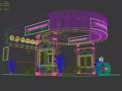 Exhibition - Area -6X9-3DMAX2011-01 3D model