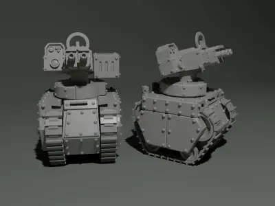 Gun bots 3D print model