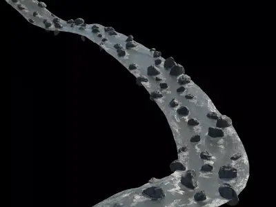 Procedural River Generator 3D model