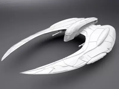 Cylon Raider New Series  scale 3D print model
