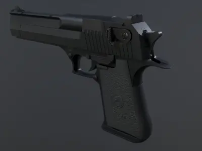 Desert eagle Low-poly 3D model buy