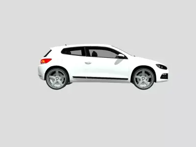 volkswagen scirocco 3D print model