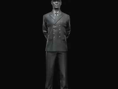 NAVAL OFFICER 3D print model