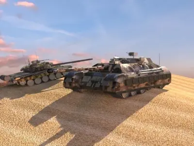 tank new face 3D model