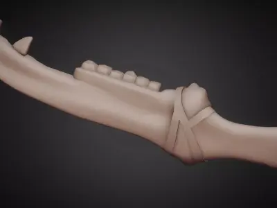 The First Blade - Supernatural Weapon Low-poly 3D model