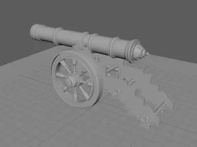 Cannon 3D 3D model