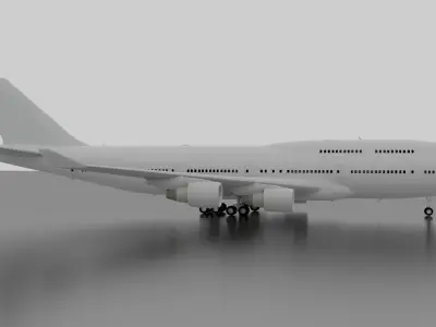 Boeing 747-400 3D model