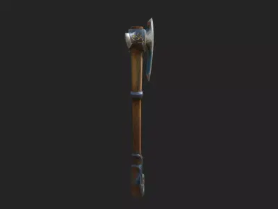 axe 3D Model 002 Low-poly 3D model