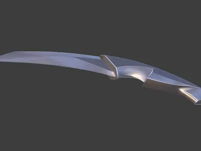 Knife sword 3D model
