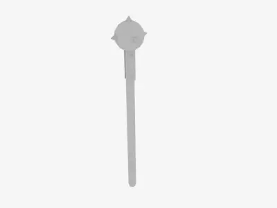 One Ball Mace  Low-poly 3D model