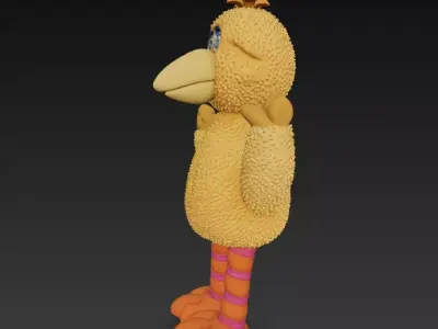 BARRIO SESAMO Big Bird Free 3D print model