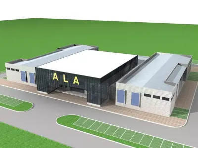Office Building 3D model 123