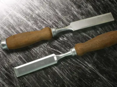 Chisel Game Ready Low-poly 3D model