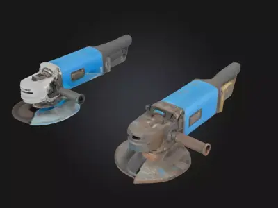 Angle Grinders Evolution  From Classic to Cutting-Edge 3D model