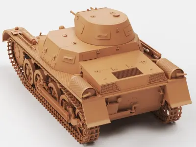 PzKpfw I Ausf A 3D print model