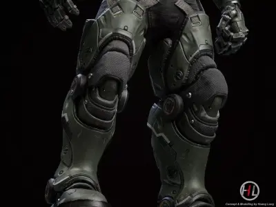 Cyborg- Soldier-Bigboss 3D model