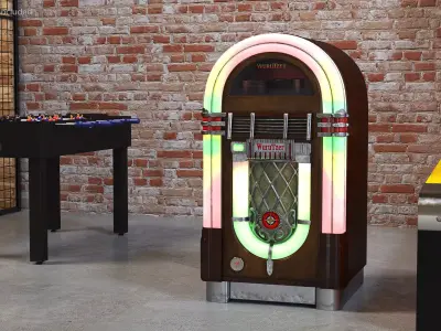 American Vintage Jukebox Wurlitzer 3D model