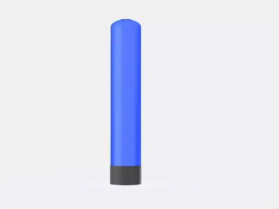Composite Filter Tank 1054 - FRP Vessel for Water Filtration 3D model